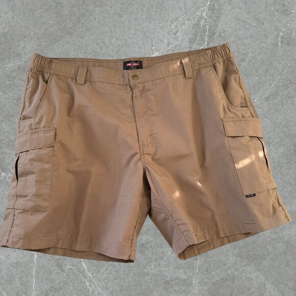 Tru-Spec 24-7 Series Simply Tactical Big and Tall Beige Khaki Cargo Shorts Sz 50 - Picture 5 of 10